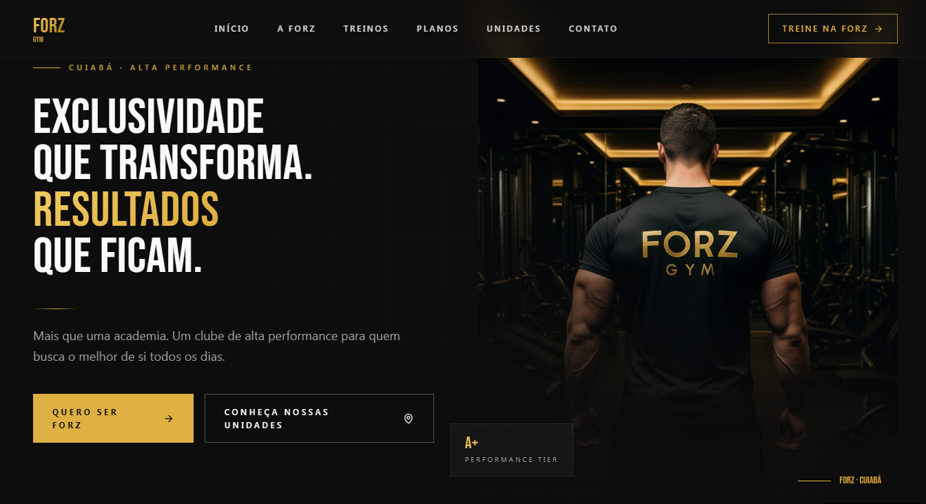 Projeto Forz Gym