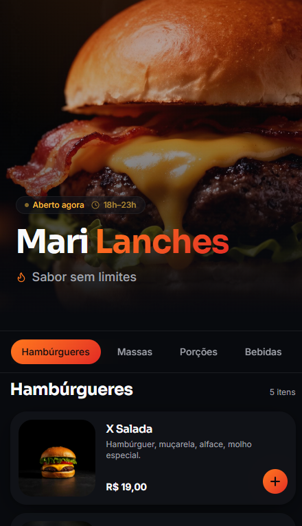 Projeto Mari Lanches